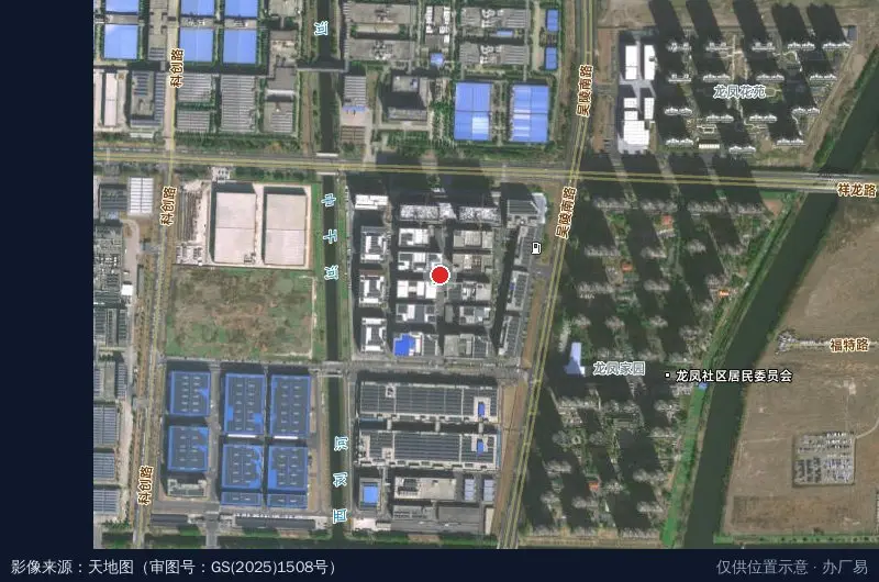泰州长顺创谷卫星位置示意图
