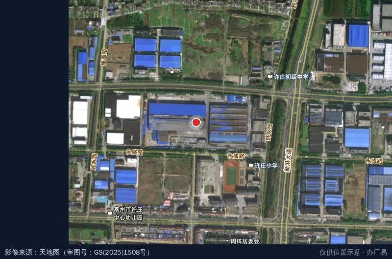 诚德产业园卫星位置示意图