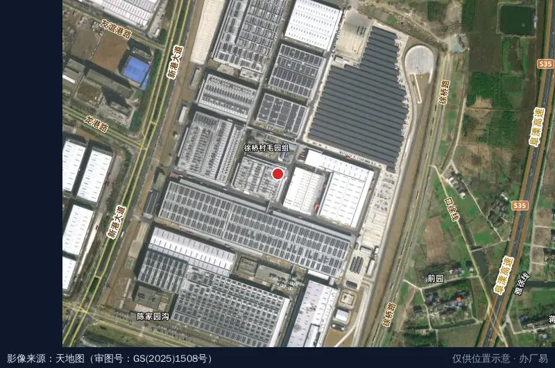长城汽车泰州生产基地卫星位置示意图
