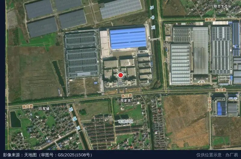 中国(泰州)智能应急产业园二期卫星位置示意图