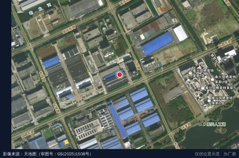 留学人员创业园卫星位置示意图
