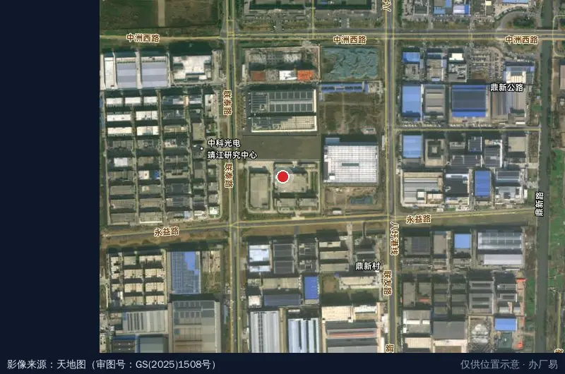 金讯达科技园卫星位置示意图