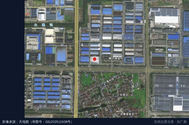 歌德电子商务生态园卫星位置示意图