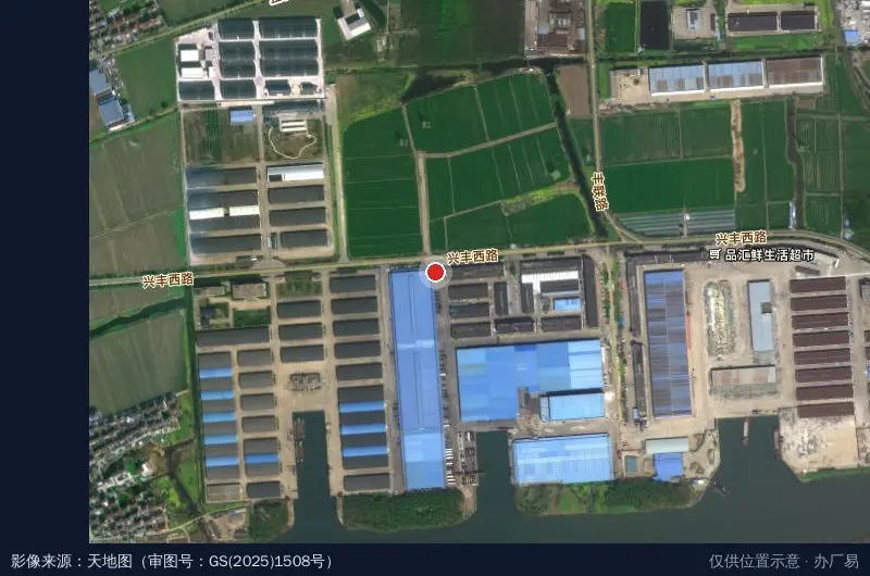 安能物流高港分拨中心卫星位置示意图