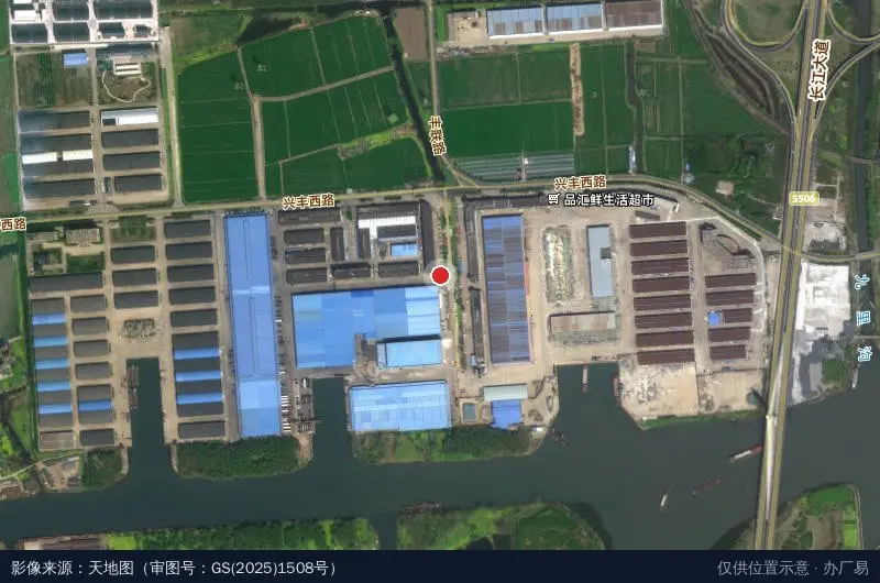 瑞雪泰州物流园卫星位置示意图
