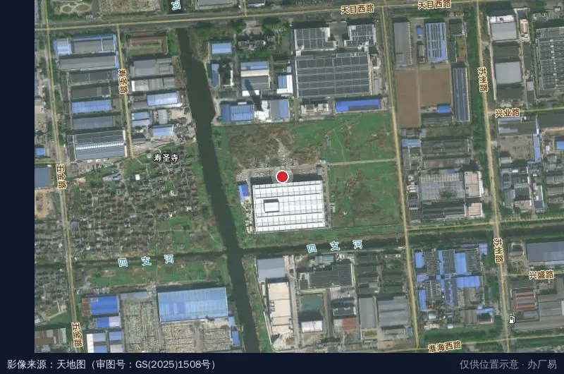 江苏中泰绿色建筑产业园有限公司卫星位置示意图