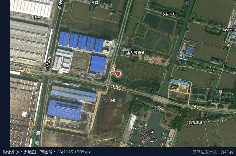 江阴-靖江泛半导体产业园卫星位置示意图