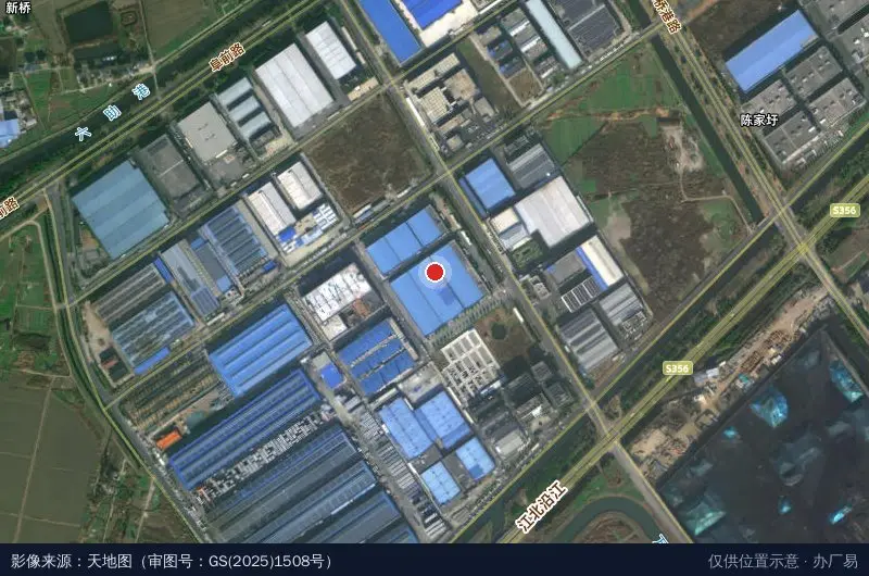 中嘉科技产业园卫星位置示意图