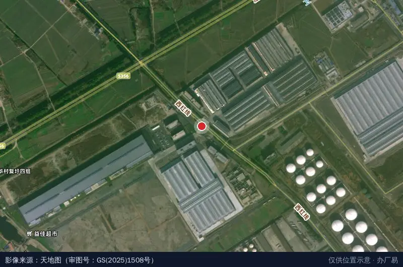 青山产业园3号园卫星位置示意图