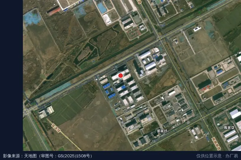 泰兴经济开发区中试孵化产业园(建设中)卫星位置示意图