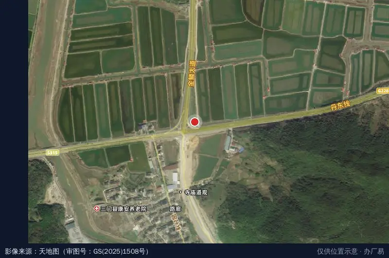 滨海科技城卫星位置示意图