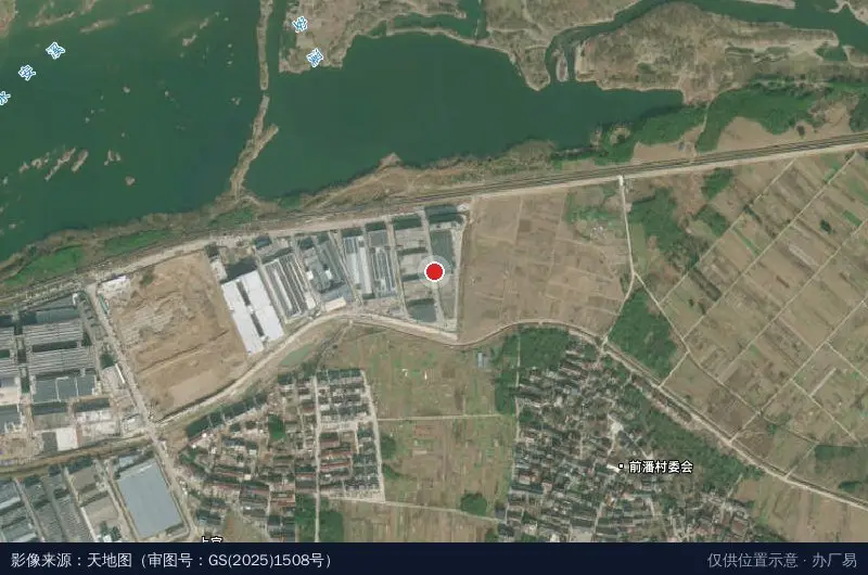 仙居中电智造产业园卫星位置示意图