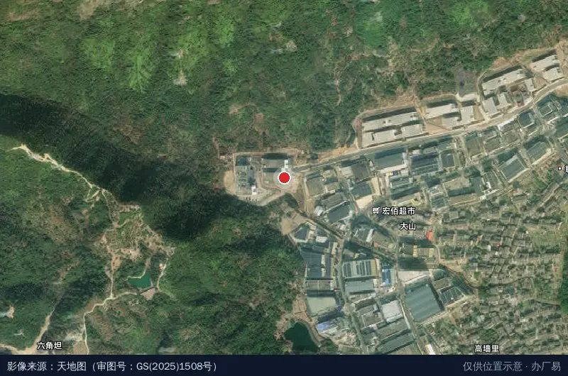 高桥联丰螺屿产业园A区卫星位置示意图