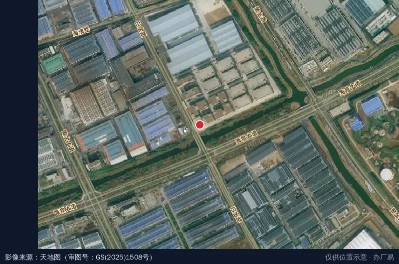 经开再生金属产业园卫星位置示意图