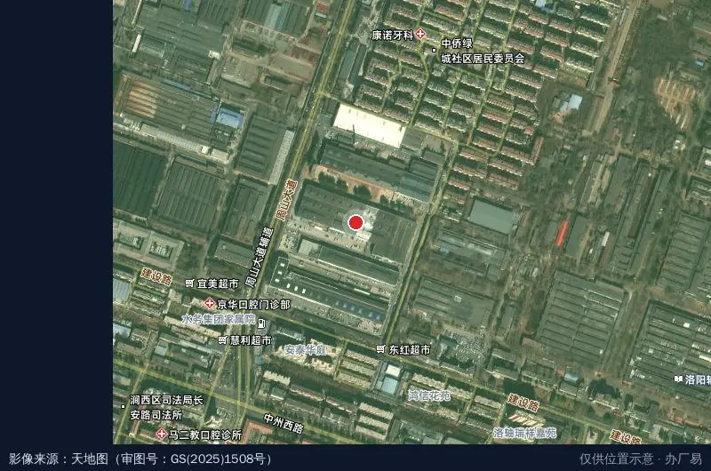 创业产业园卫星位置示意图