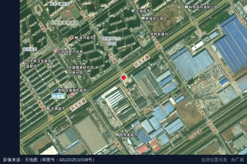 迪赞光电产业园卫星位置示意图