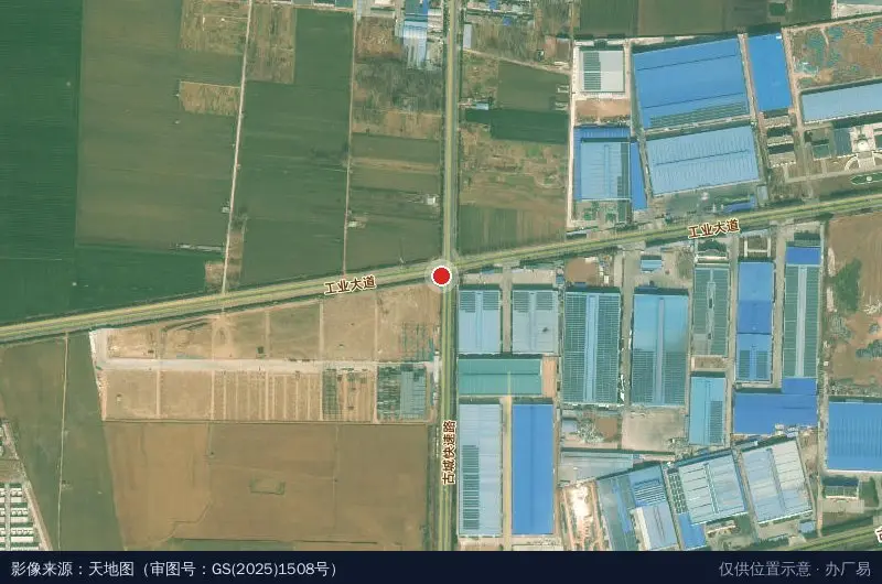 中成科技产业园卫星位置示意图