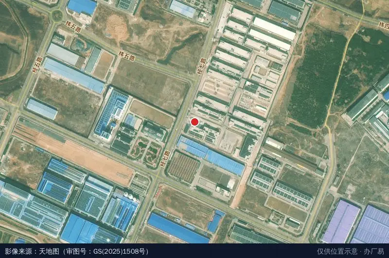 中原表面处理循环经济产业园(建设中)卫星位置示意图