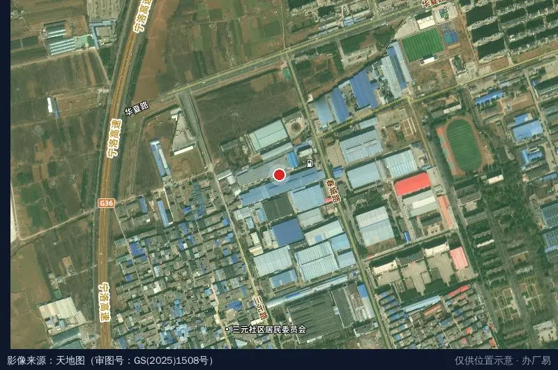易通科技园卫星位置示意图