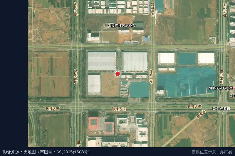 洛阳轴承研究所有限公司(伊滨产业园)卫星位置示意图