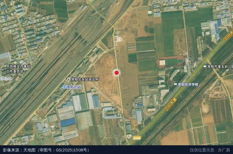 零碳冷链物流智慧园区项目卫星位置示意图