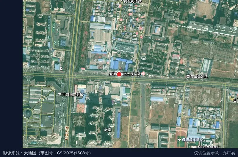 华兴物流园卫星位置示意图
