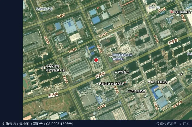 建总产业园卫星位置示意图