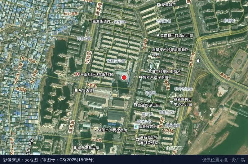 Im文创产业园卫星位置示意图