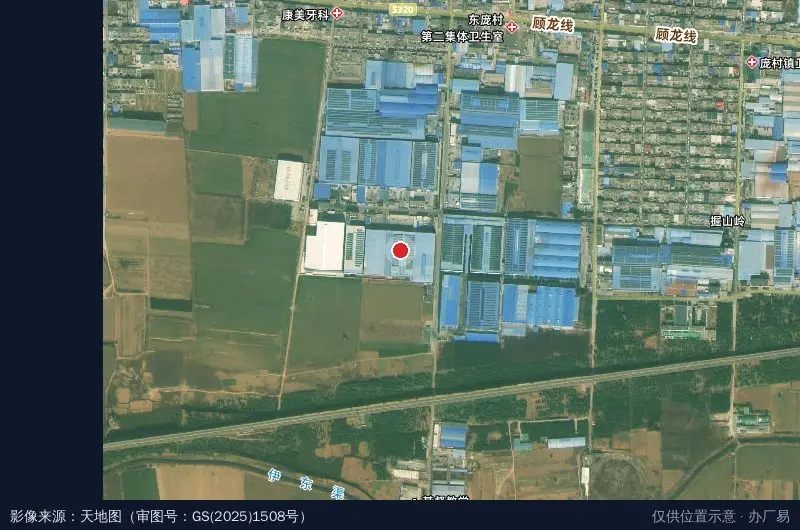 聚丰工业园卫星位置示意图