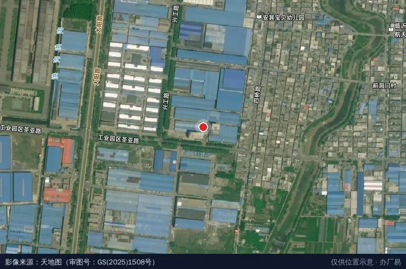 金洞门工业园卫星位置示意图