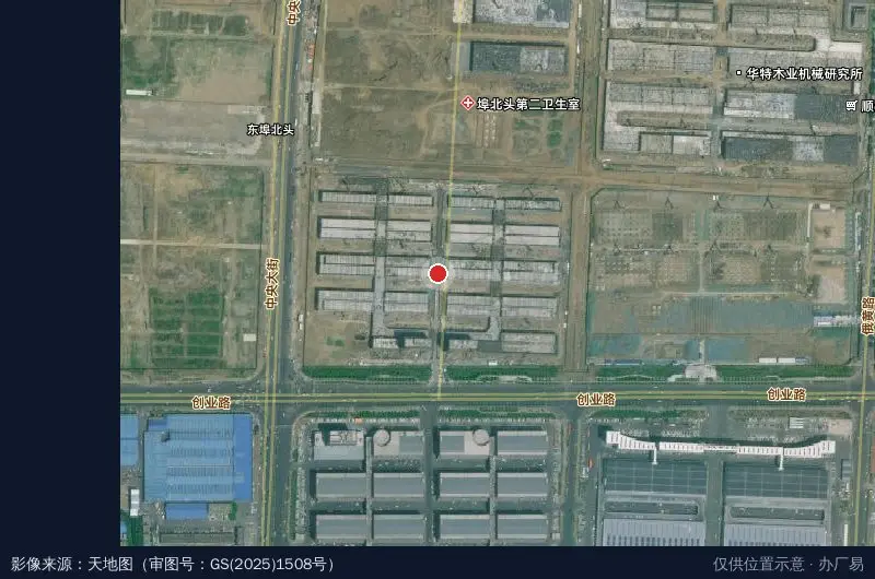 兰华功臣智慧物流园卫星位置示意图