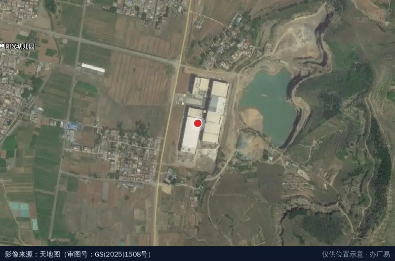沂南云田农业科创园(建设中)卫星位置示意图