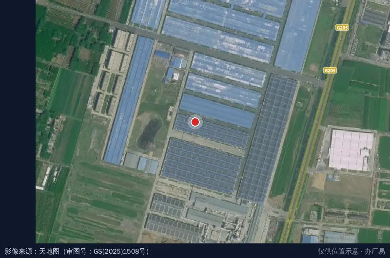 万华禾香北方产业园管理有限公司卫星位置示意图