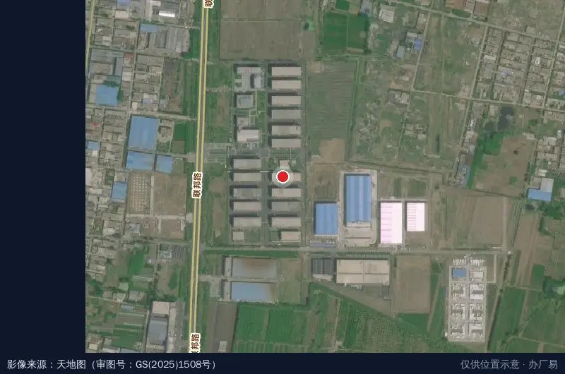 山东华业鲁蓝表面科技生态示范园卫星位置示意图