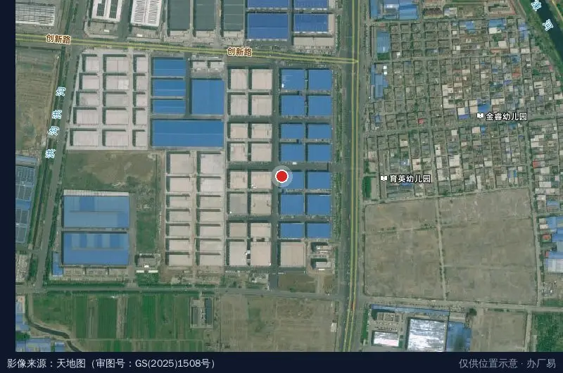 临沂西城智能家居科创园(建设中)卫星位置示意图