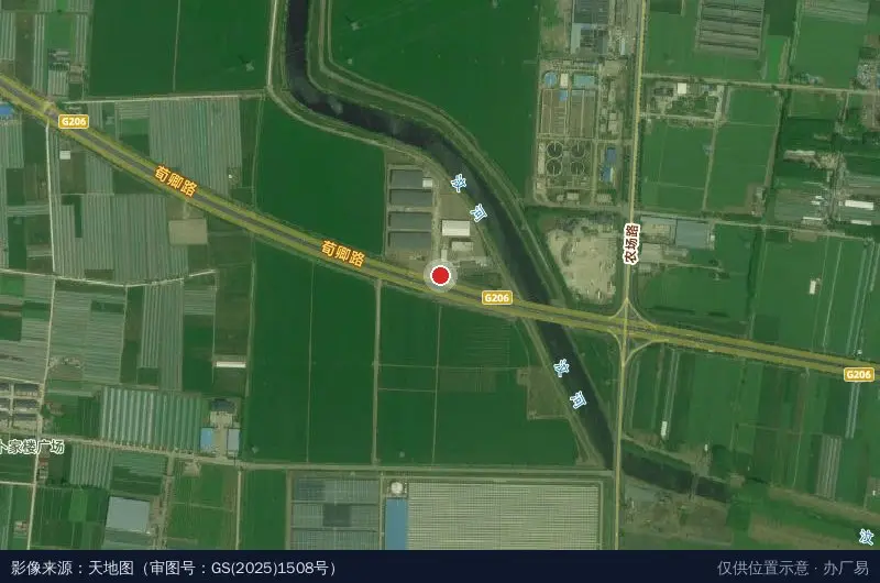 兰陵县现代种业科技产业园卫星位置示意图