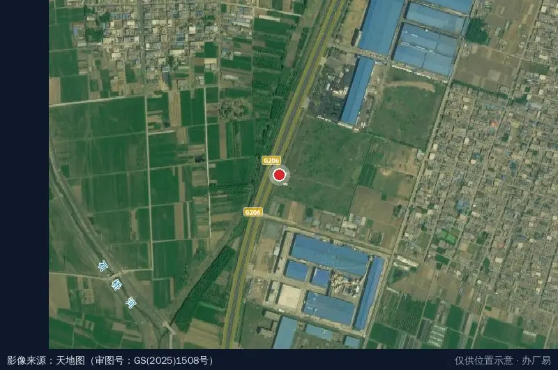 乾新益环保科技产业园卫星位置示意图