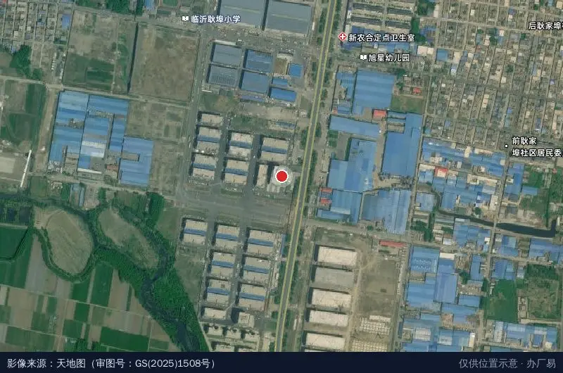 财金众创城木业科技众创园木业北区卫星位置示意图
