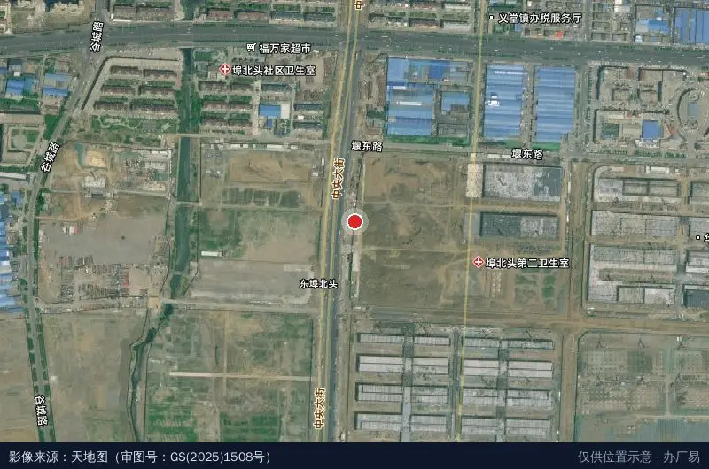 中铁京东供应链科技港卫星位置示意图
