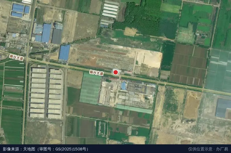 鲁南美谷科技产业园卫星位置示意图