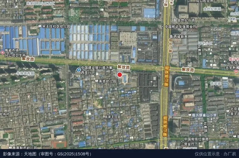 怡景丽家直播电商科技产业园卫星位置示意图