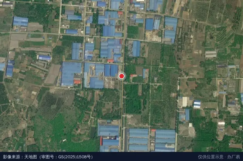 友良物流园卫星位置示意图