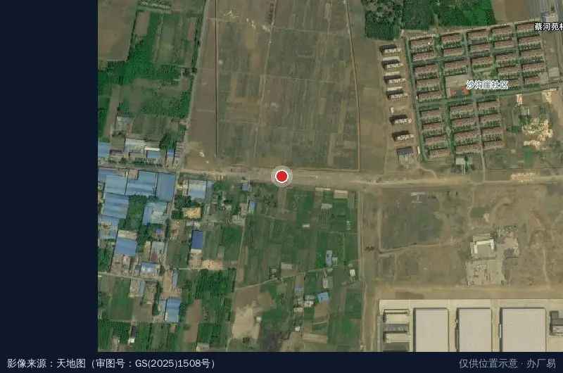 老兵老兵建设集团临沂济铁物流园五期项目卫星位置示意图