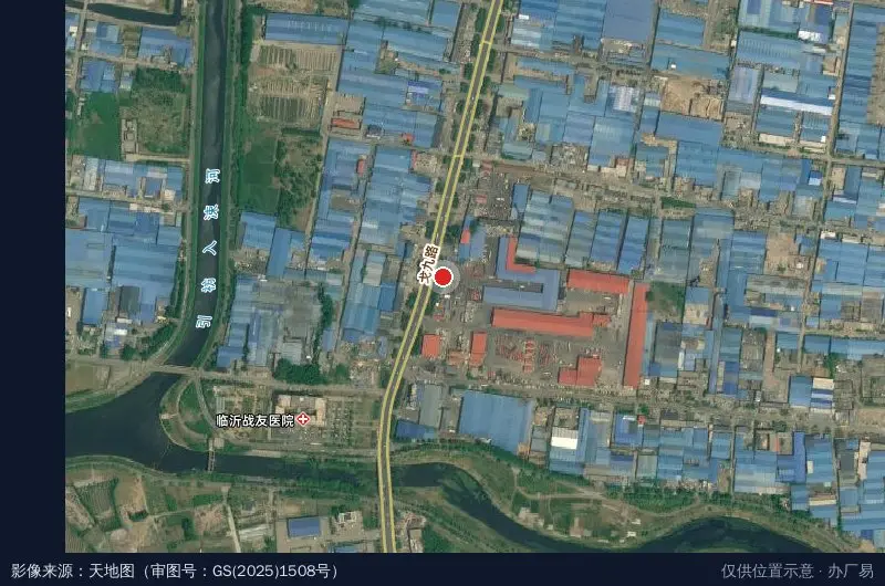 汉盛物流园卫星位置示意图