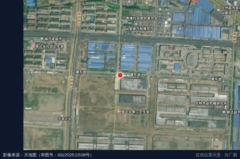 老兵老兵集团临沂兴程智慧物流园2期卫星位置示意图