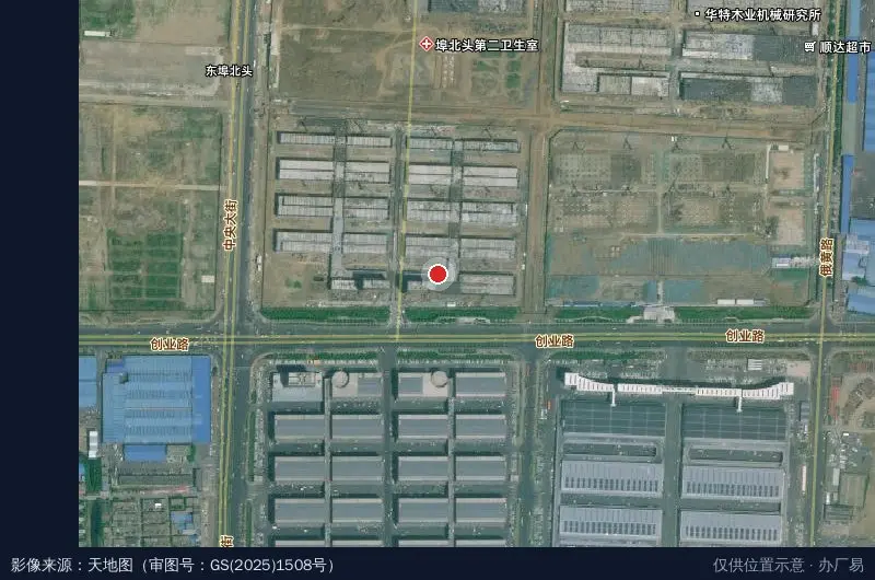 坤泰物流兰华功臣物流园卫星位置示意图
