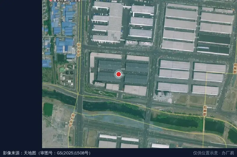 中联智慧物流园卫星位置示意图