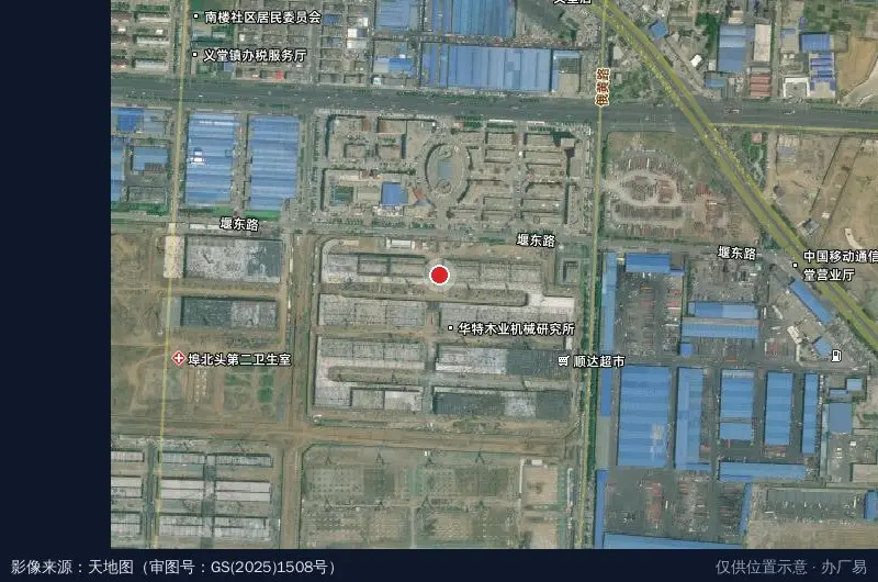兴程智慧物流园营销中心卫星位置示意图
