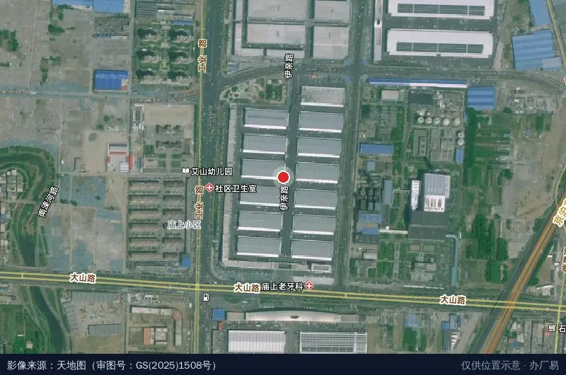 顺和天源智慧物流园卫星位置示意图