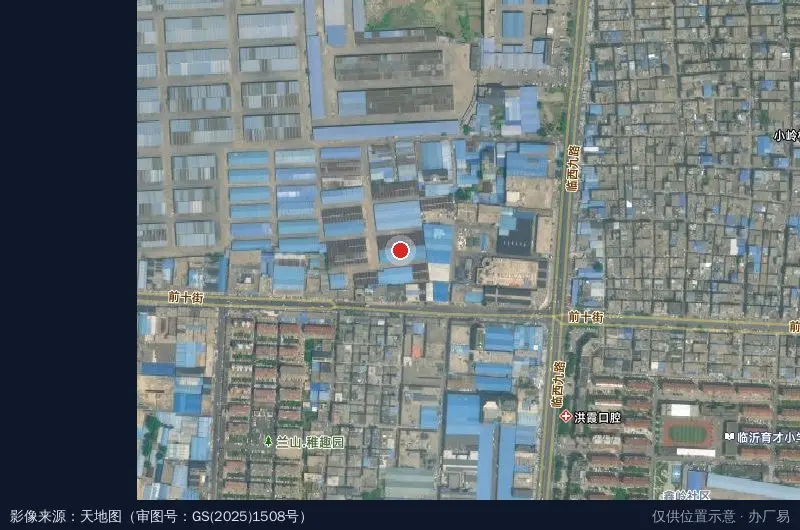 兰华营房物流城E2区卫星位置示意图